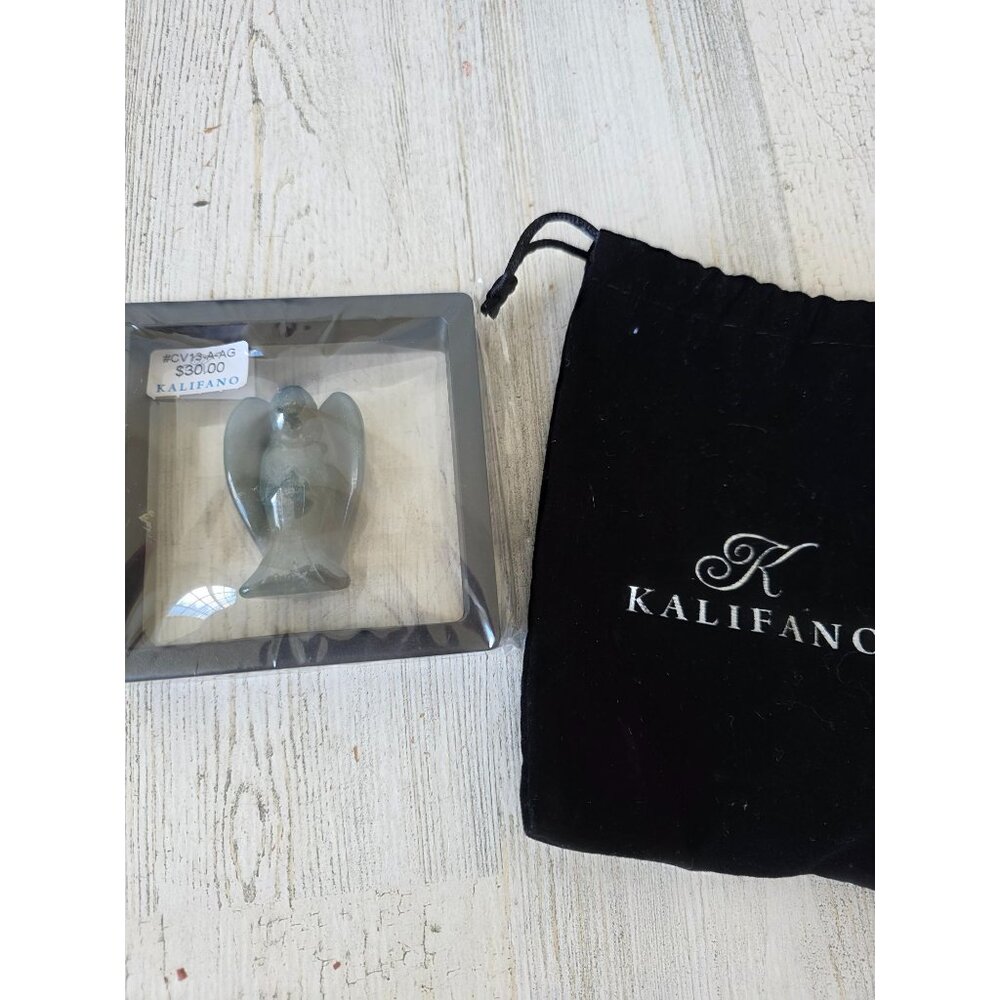 Kalifano agate balance greenstone Crystal‎ Angel cherub statue figurine